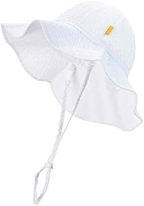 Baby & Toddler Wide Brim Sun Hats UPF 50+ Sun Protection Bucket Cap Cute adjusta... - Image 2
