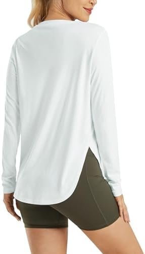 G4Free Women's UPF 50+ UV Shirts Long Sleeve Workout Sun Shirt Outdoor Gym Hikin... - Image 6
