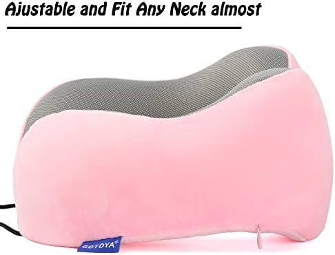 GOTDYA Travel Pillow,Travel Neck Pillows for Sleeping,100% Pure Memory Foam Soft... - Image 7