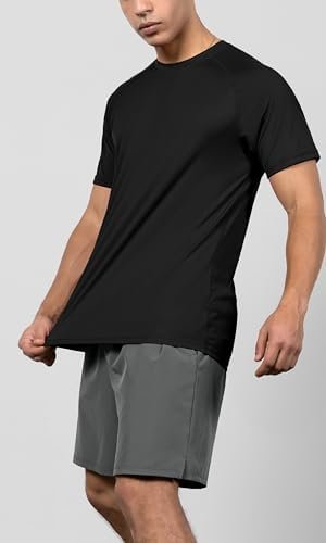 ODODOS Men's Quick Dry Short Sleeve Shirts UPF 50+ Sun Protection SPF Athletic T... - Image 3