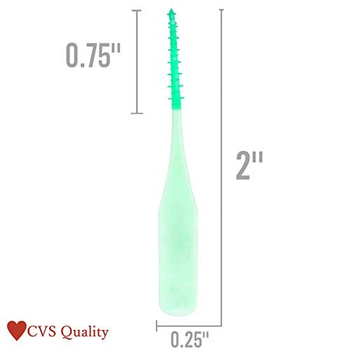 CVS Health 80pc Premium Quality Soft Bristle EaseBetween Gentle Picks Flexible R... - Image 5