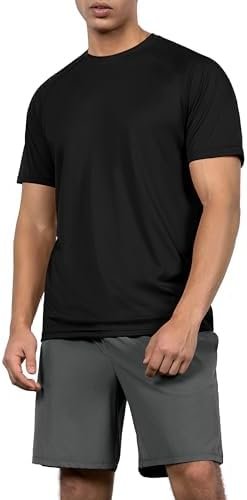 ODODOS Men's Quick Dry Short Sleeve Shirts UPF 50+ Sun Protection SPF Athletic T... - Image 2