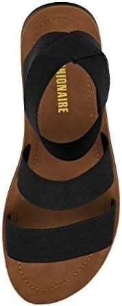 CUSHIONAIRE Women's Indego Stretch Sandal - Image 6