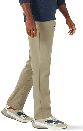 Lee Men's Extreme Motion Flat Front Relaxed Taper Pant - Image 3