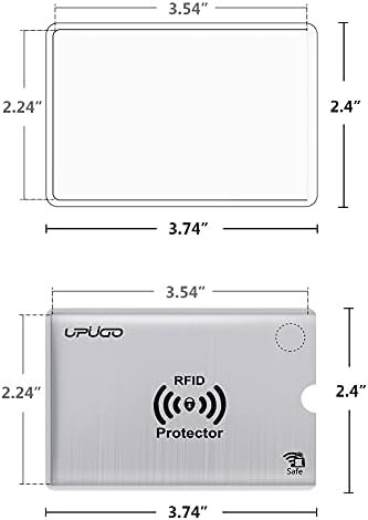 UpUGo 6 Pack 12mil New Medicare Card Protector Sleeves and 6 Pack RFID Blocking ... - Image 7