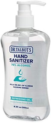 Dr. Talbot's Refreshing Gel Hand Sanitizer With Easy Pump, Fragrance Free, 8.5 F... - Image 3