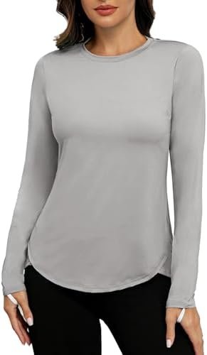 PINSPARK Women Sun Shirt Long Sleeve Quick Dry Hiking Shirts with Thumbholes UPF... - Image 2