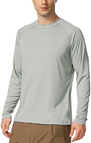 BALEAF Men's Sun Protection Shirts UV SPF UPF 50+ Long Sleeve Rash Guard Fishing... - Image 2