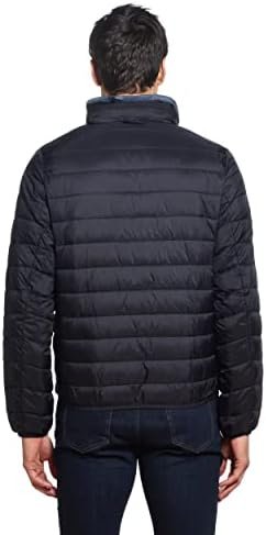 Weatherproof Mens Puffer Jackets - Packable Travel Neck Pillow Alternative Down ... - Image 3