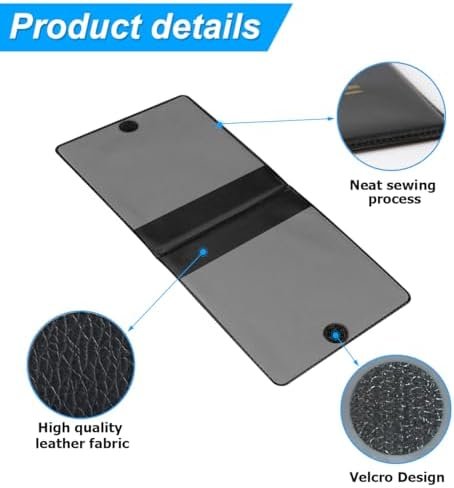 Car Registration and Insurance Holder, 2 Pack Auto Glove Box Organizer with Magn... - Image 4