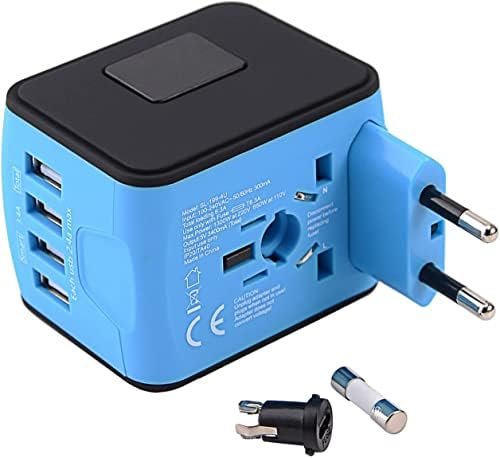 International Travel Adapter Universal Power Adapter Worldwide All in One 4 USB ... - Image 5
