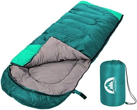 SWTMERRY Sleeping Bag 3 Seasons (Summer, Spring, Fall) Warm & Cool Weather - Lig... - Image 2