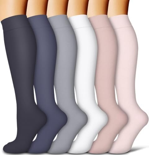 COOLOVER Copper Compression Socks for Women and Men(6 Pairs)-Best Support for Ru... - Image 2