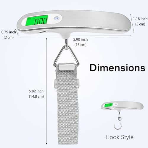 Rechargeable Luggage Scale with Strap & Type-C Port - Portable, Digital, High-Pr... - Image 9