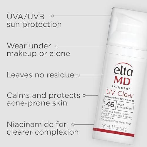 EltaMD UV Clear Face Sunscreen, Oil Free Sunscreen with Zinc Oxide, Dermatologis... - Image 5