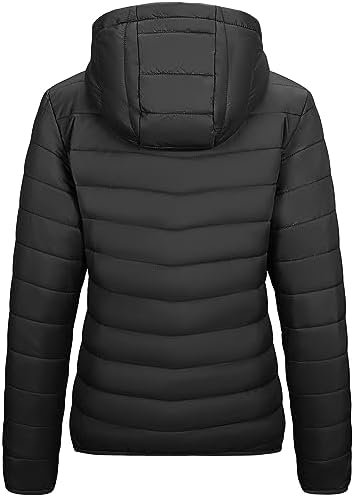 Outdoor Ventures Women's Packable Lightweight Full-Zip Puffer Jacket with Hood Q... - Image 5