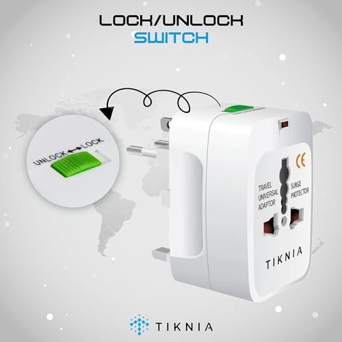 Travel Adapter, Worldwide All in One European Universal Adaptor, International W... - Image 4