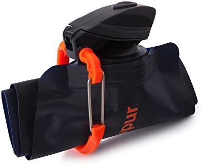 Vapur Flexible, Collapsible Wide Mouth Anti-Bottle with Detachable Carabiner - Image 4