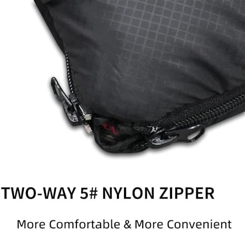 Polycotton Sleeping Bag for Adult&Kids,Cold&Warm Weather Large with Compression ... - Image 5