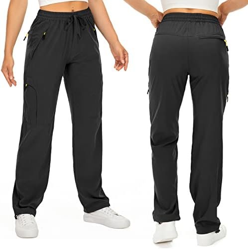 Womens Hiking Pants Quick Dry UPF 50 Travel Golf Pants lightweight Camping Work ... - Image 3