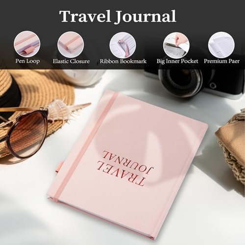 Travel Journal for Women, Adventure Book for 20 Trips, Travel Journal Notebook D... - Image 3