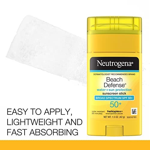 Neutrogena Beach Defense Water-Resistant SPF 50+ Sunscreen Stick, Broad Spectrum... - Image 3