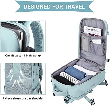 coowoz Large Travel Backpack For Women Men,Carry On Backpack,Hiking Backpack Wat... - Image 7