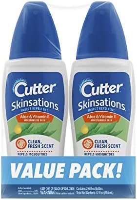 Cutter Skinsations Insect Repellent, Repels Mosquitos, Ticks, Gnats, Fleas, 7% D... - Image 2
