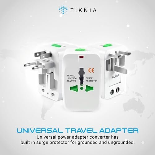 Travel Adapter, Worldwide All in One European Universal Adaptor, International W... - Image 5