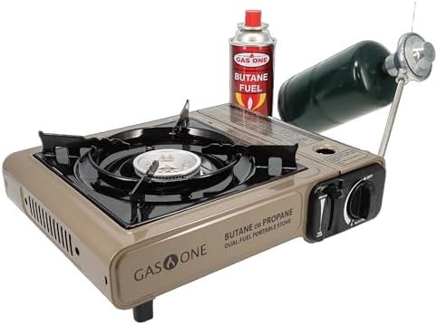 Gas One GS-3400P Propane or Butane Stove Dual Fuel Stove Portable Camping Stove ... - Image 2