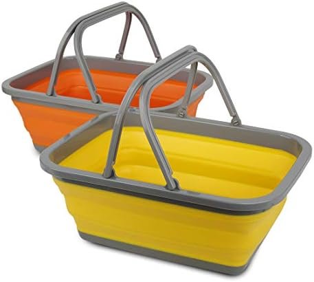 2 Pack Collapsible Sink with 2.25 Gal / 8.5L Each Wash Basin for Washing Dishes,... - Image 2
