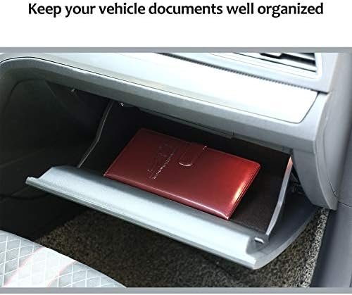 2 Pieces Car Registration and Insurance Card Holder Magnetic Auto Registration C... - Image 7