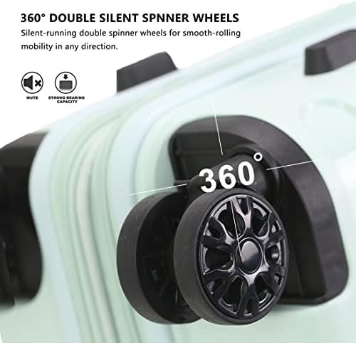 3-piece set luggage with scratch-resistant PP material, expandable((all 20 24 28... - Image 4