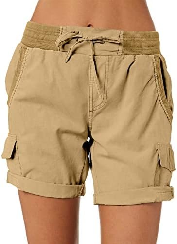 Dokotoo Womens Relaxed Fit High Waist Casual 4 Pocketed 2024 Hiking Outdoor Summ... - Image 2
