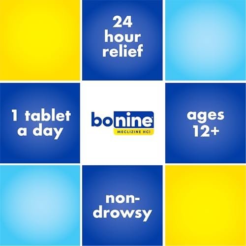 Non-Drowsy Bonine for Motion Sickness Relief, Sea Sickness, Car Sickness, Nausea... - Image 6