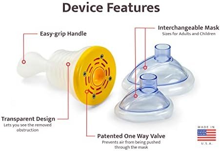 LifeVac Yellow Travel Kit - Portable Suction Rescue Device, First Aid Kit for Ki... - Image 4