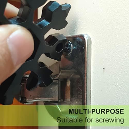Snowflake Multitool 2PCS 18 in 1 Stainless Steel Snowflake Multi Tool, Stocking ... - Image 5
