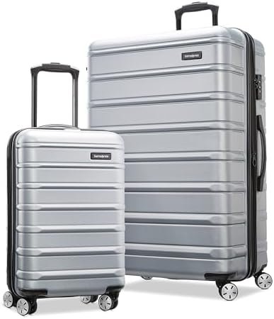 Samsonite Omni 2 Hardside Expandable Luggage with Spinner Wheels, Arctic Silver,... - Image 2