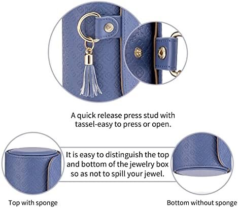 Vlando Christmas Gifts for Mom, Women, Wife - Travel Jewelry Oragnizer, 3-Layer ... - Image 9
