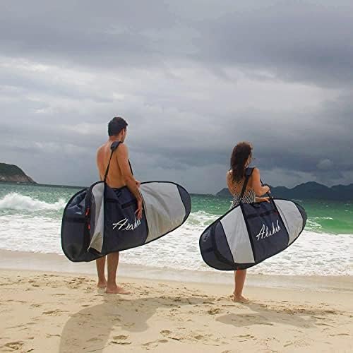 Abahub Premium Surfboard Travel Bag, Foam Padded Surf Board Cover, Shortboard Ca... - Image 8