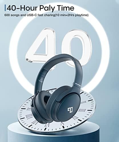 INFURTURE Active Noise Cancelling Headphones, H1 Wireless Over Ear Bluetooth Hea... - Image 4
