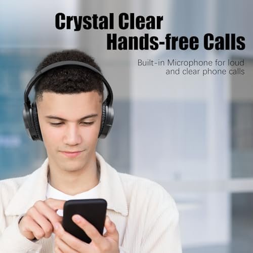 Active Noise Cancelling Headphones, 100H Playtime Wireless Headphones Over Ear w... - Image 6