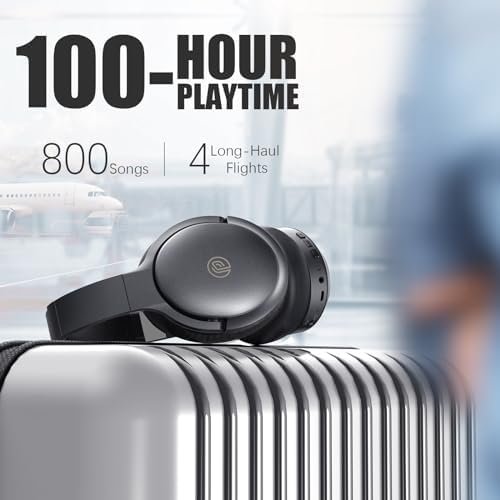 Active Noise Cancelling Headphones, 100H Playtime Wireless Headphones Over Ear w... - Image 3