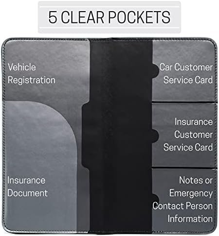 CANOPUS Car Registration and Insurance Holder, Car Document Holder, Vehicle Glov... - Image 4