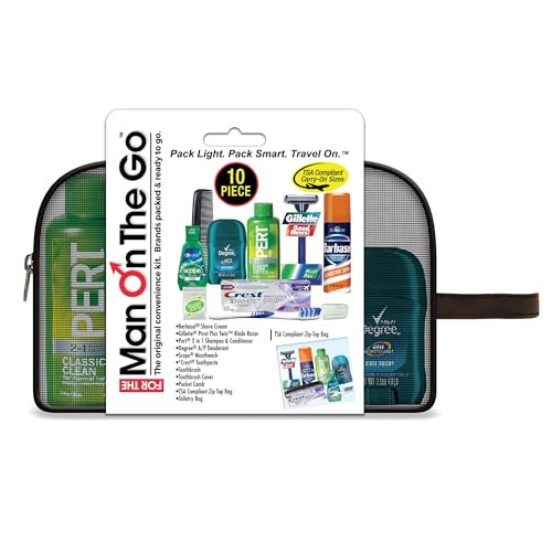 Convenience Kits “Man On The Go” Premium 10-Piece Travel Kit - Image 3