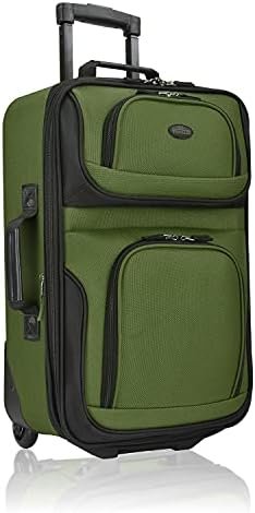 U.S. Traveler Rio Lightweight Carry-On Suitcase 20" Softside Expandable Design, ... - Image 2