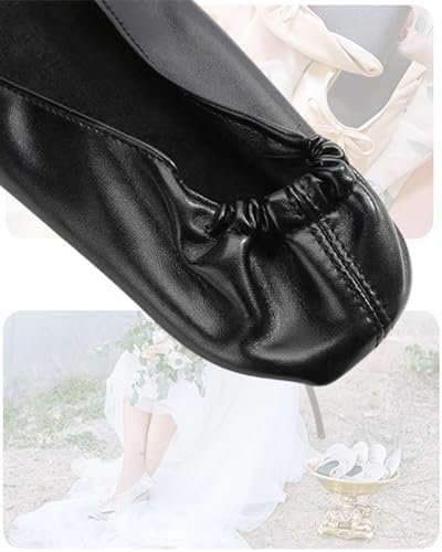 Stylish Foldable Ballet Flats for Women Portable Roll Up Travel Shoes for Weddin... - Image 7
