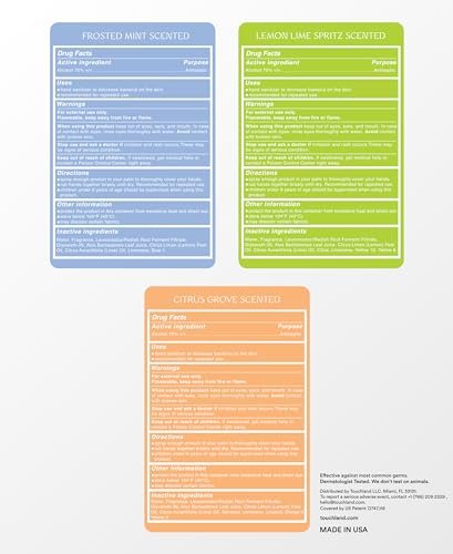 Touchland Power Mist Hydrating Hand Sanitizer FRESH 3-PACK | Mint, Citrus, Lemon... - Image 9