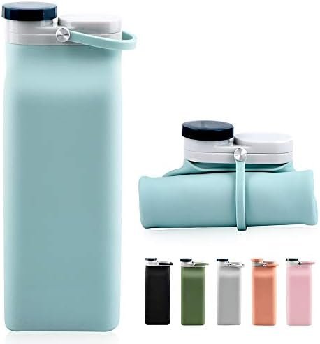 Collapsible Water Bottle BPA Free - 20 oz Foldable Water Bottle for Travel Sport... - Image 2