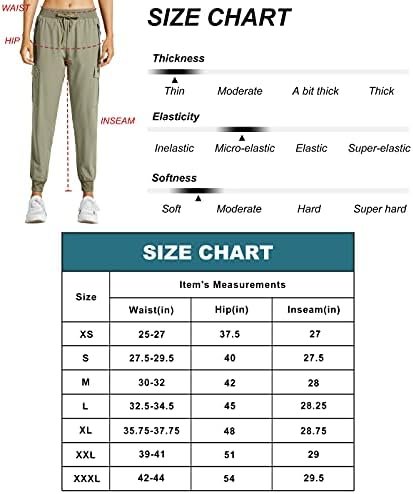 Libin Women's Cargo Joggers Lightweight Quick Dry Hiking Pants Athletic Workout ... - Image 7